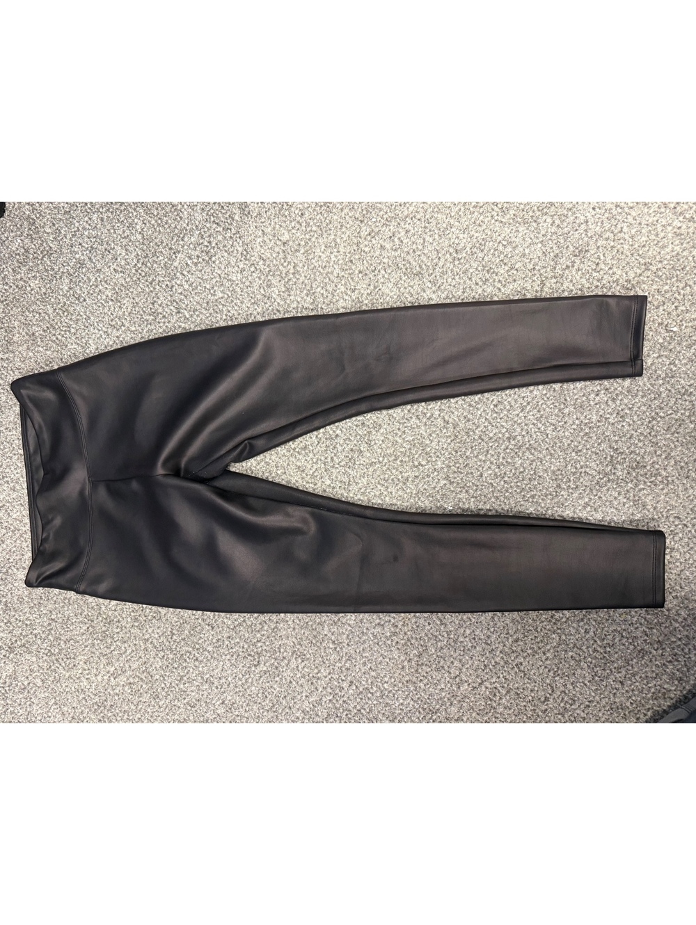 Express Womens Size Medium Black Faux Leather High Waisted Leggings